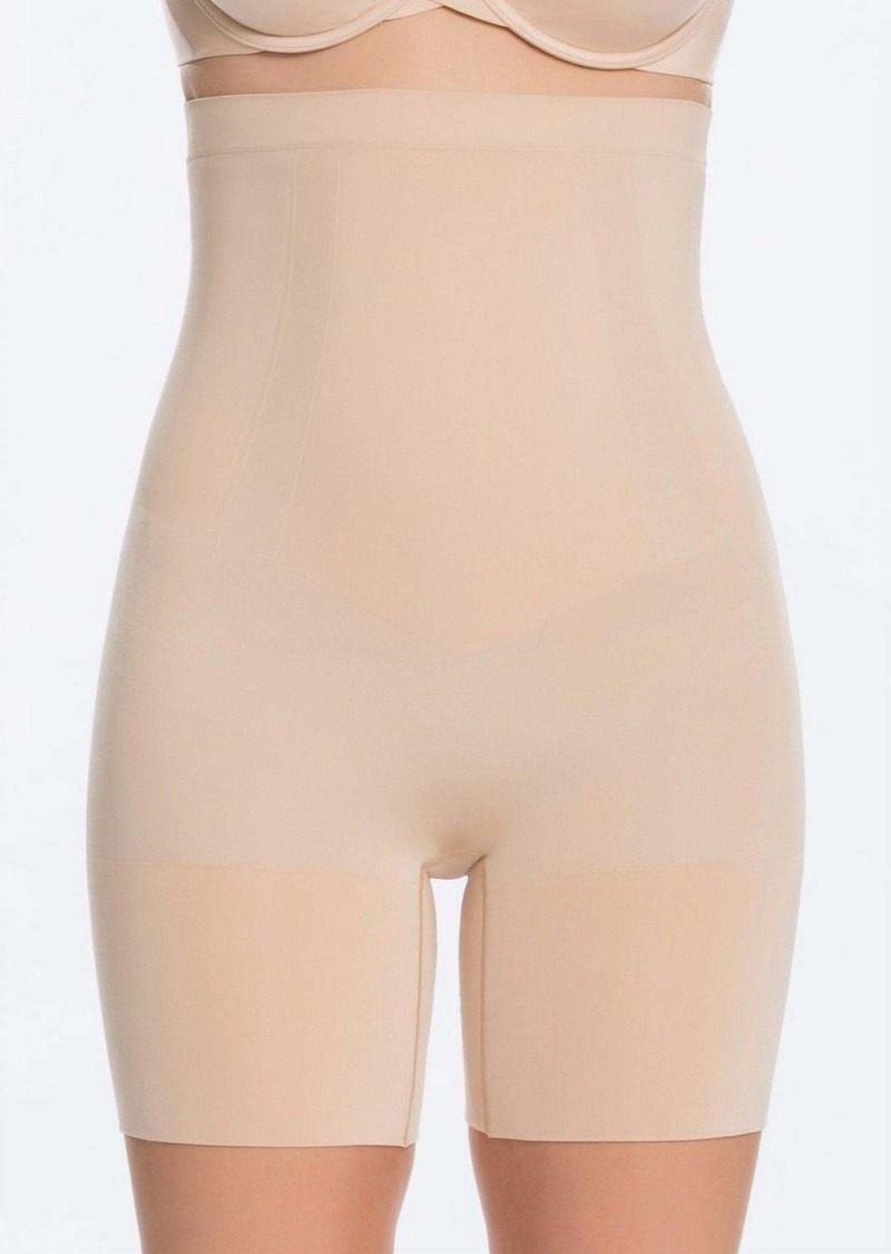 Spanx Oncore High-Waisted Mid-Thigh Short In Nude