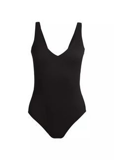 Spanx Piqué Shaping One-Piece Swimsuit