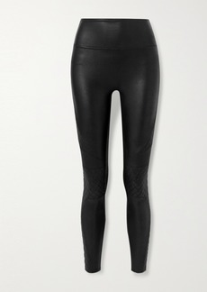 Spanx Quilted Faux Leather Leggings