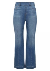 Spanx Seamed-Front Wide-Leg Jeans