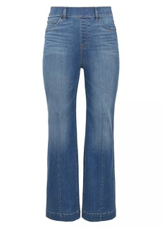 Spanx Seamed-Front Wide-Leg Jeans