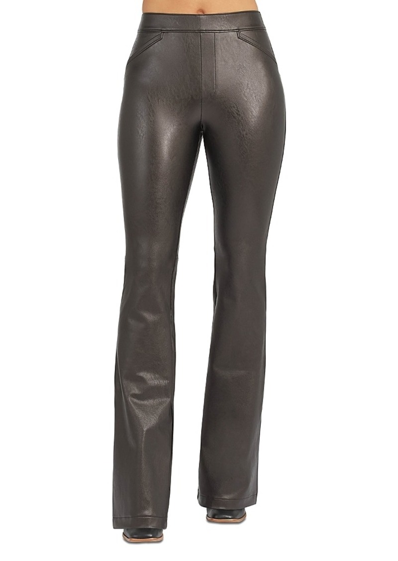 Spanx Coated Flare Leg Pants