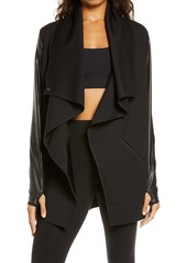 SPANX® Faux Leather Convertible Jacket