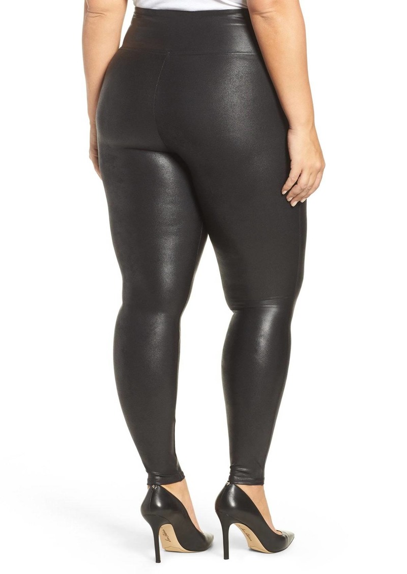 spanx leather leggings plus size review journal
