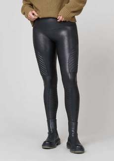 Spanx Faux Leather Moto Legging In Black