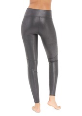 Spanx Faux Leather Moto Leggings, Regular & Petite - Very Black