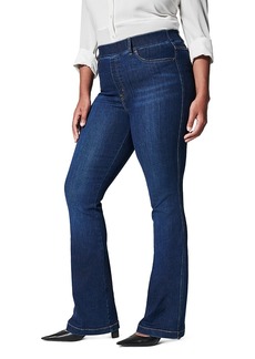 Spanx High Rise Flare Leg Jeans in Midnight Shade