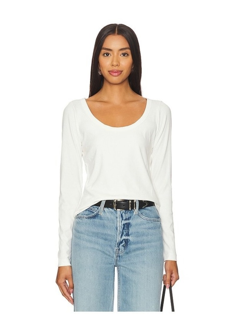 SPANX Rib Scoop Tee