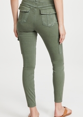 NEW Spanx Stretch Twill Ankle Cargo Pants in soft sage Size S
