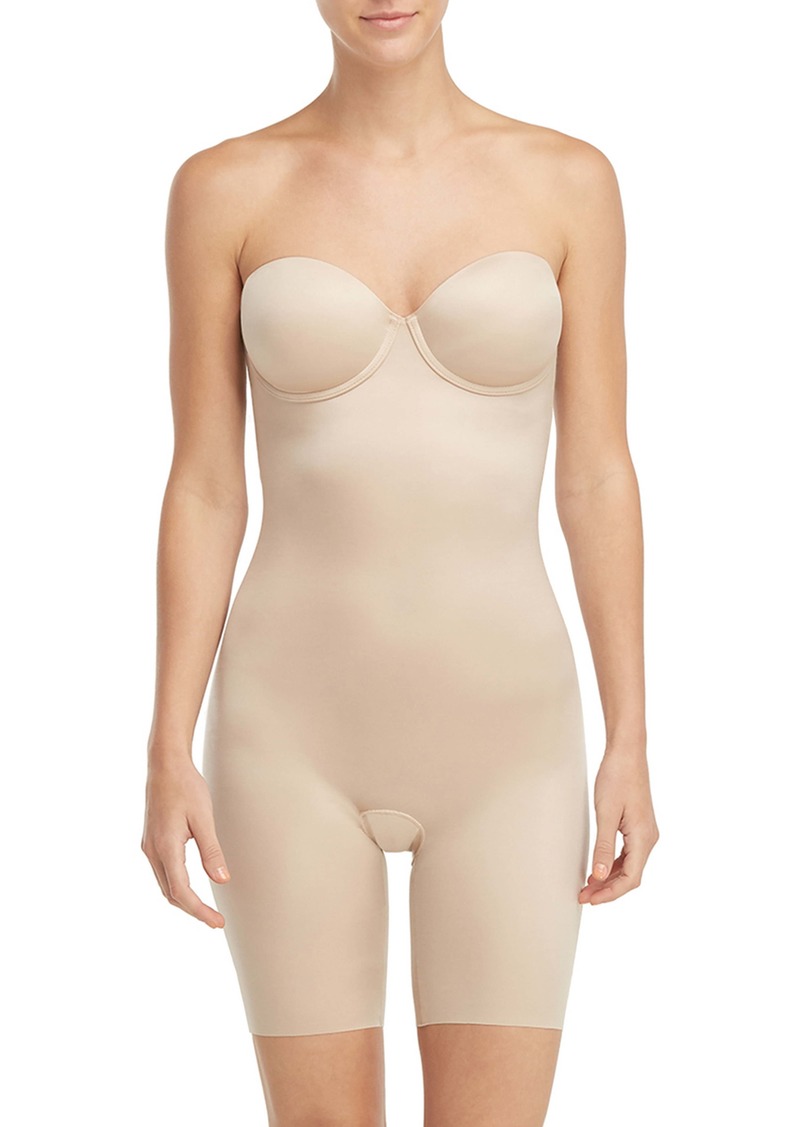 Spanx SPANX® Suit Your Fancy Strapless Cupped Mid Thigh Bodysuit Intimates