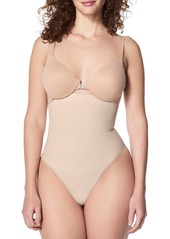 Spanx Women's Seamless High-Waisted Shaping Thong - Soft Nude