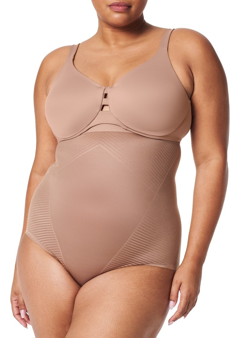 Spanx Women's Thinstincts High-Waisted Shaping Brief Underwear 10402R - Cafe Au Lait