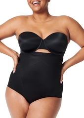 Spanx Women's Thinstincts High-Waisted Shaping Brief Underwear 10402R - Very Black