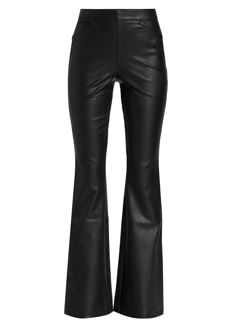 Spanx Stretch Faux Leather Flare Pants