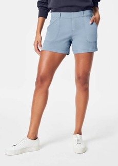 Spanx Stretch Twill Short In Blue