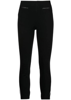 Spanx The Perfect cropped pipe-trim trousers