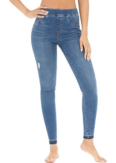 Spanx Womens Distressed Jeggings Skinny Jeans