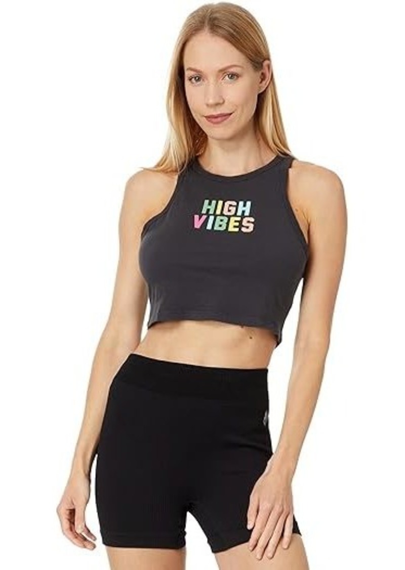 Spiritual Gangster High Vibes Sienna Crop Tank