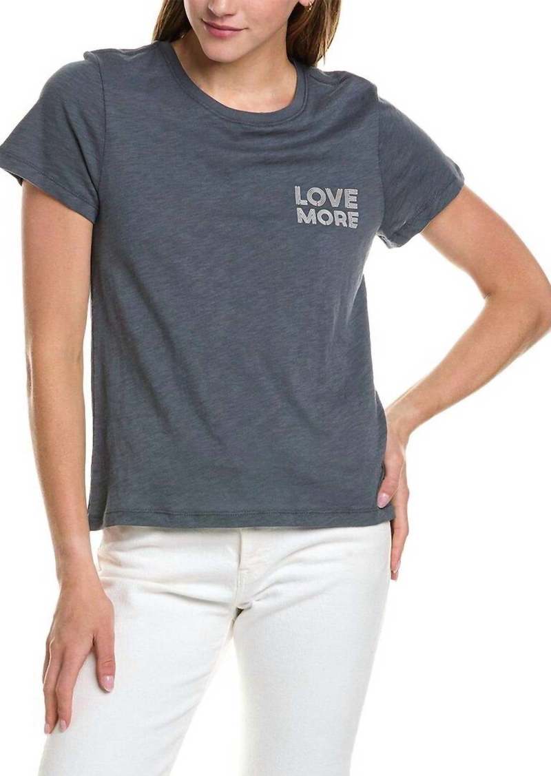 Spiritual Gangster Love More Tee In Slate