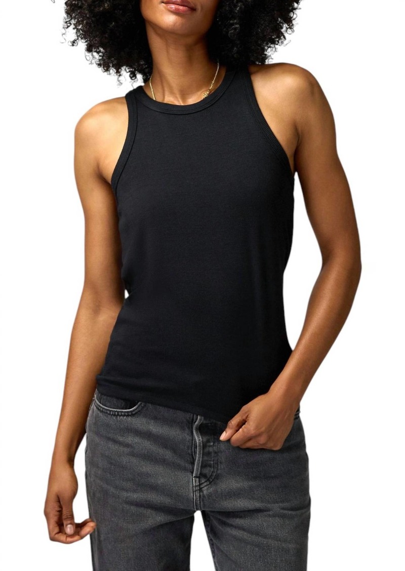 Spiritual Gangster Slim Rib Tank Top In Black