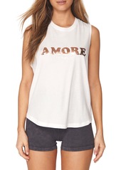 Spiritual Gangster Amore Graphic Muscle Tank