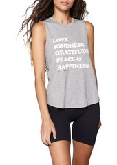 Spiritual Gangster Happiness Muscle Tank in Heather Grey at Nordstrom