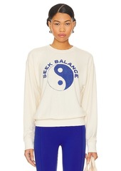 Spiritual Gangster Seek Balance Relaxed Savasana Sweatshirt