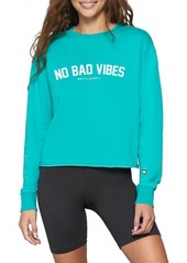 Spiritual Gangster Vibes Mazzy Graphic Sweatshirt in Jungle Green at Nordstrom