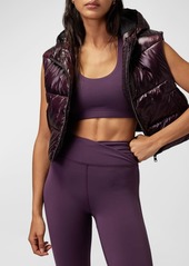 Spiritual Gangster Stella Cropped Puffer Vest