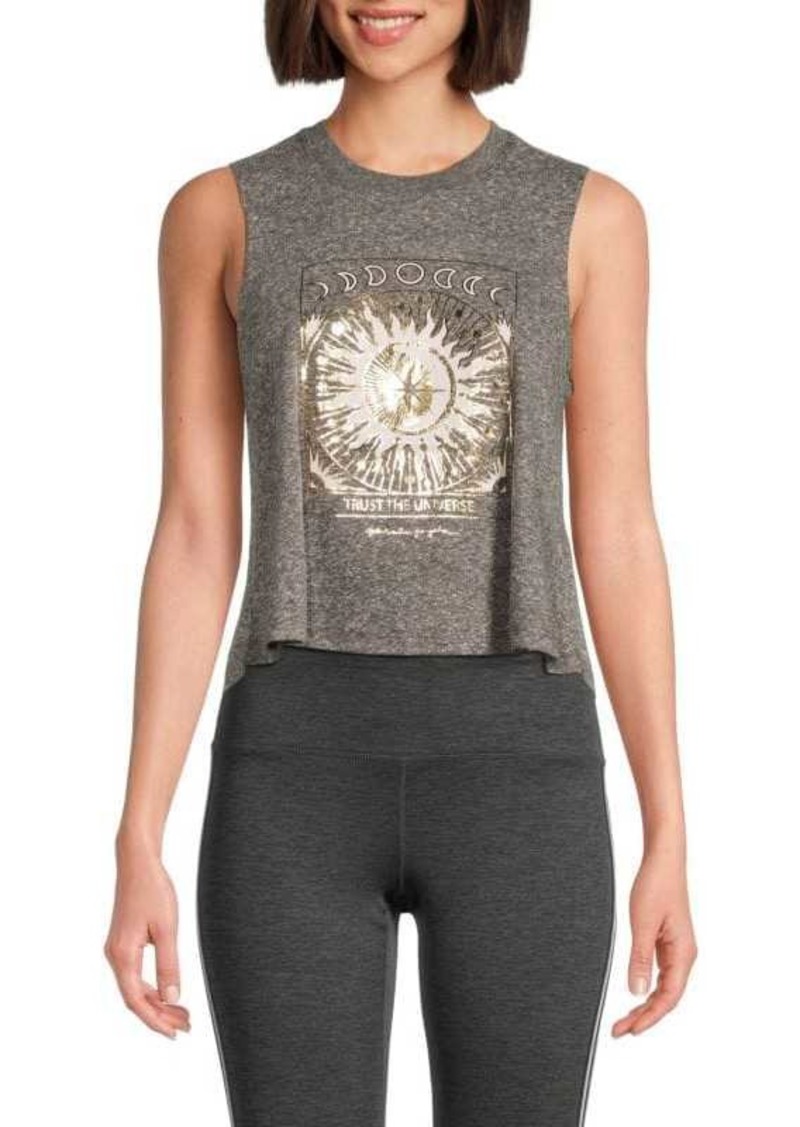 Spiritual Gangster Trust The Universe Crop Tank Top