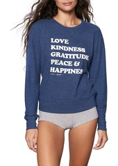 Spiritual Gangster Happiness Savasana Sweatshirt in Faded Navy at Nordstrom
