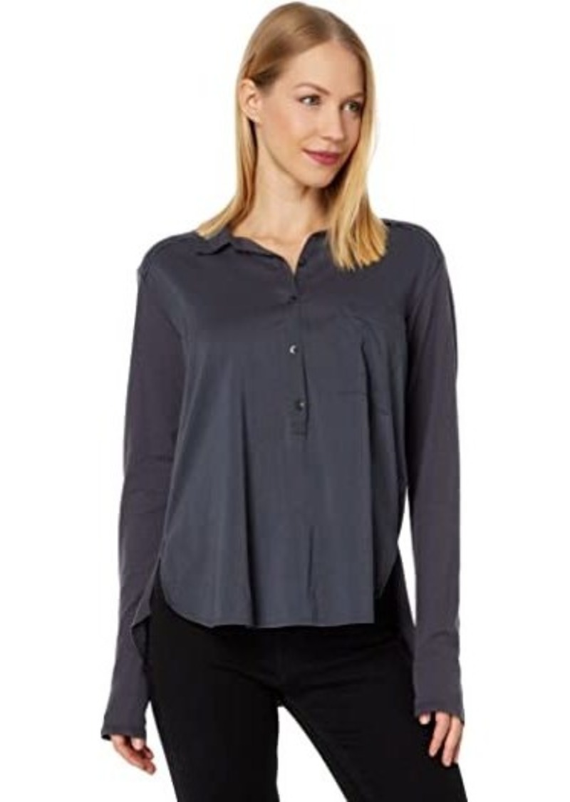 Splendid 1/2 Button Paige Shirt