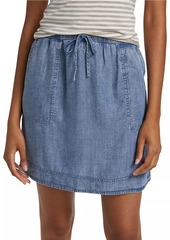 Splendid Alice Drawstring A-Line Miniskirt