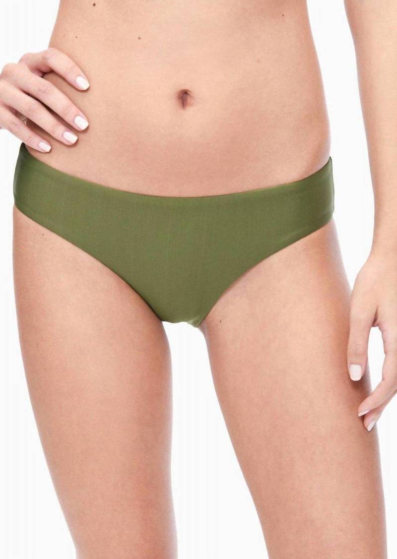 Splendid Art Deco Retro Bikini Bottom In Art Deco Olive