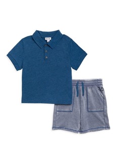Splendid Baby Boy's & Little Boy's Laguna Polo Shirt & Shorts Set