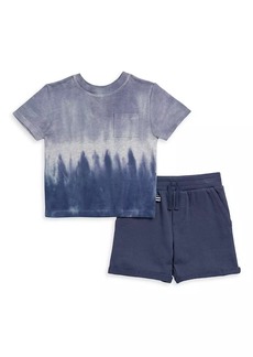 Splendid Baby Boy's & Little Boy's Seaspray Tie-Dye T-Shirt & Shorts Set