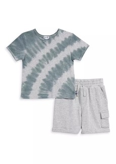 Splendid Baby Boy's & Little Boy's Sunbeam Tie-Dye T-Shirt & Shorts Set