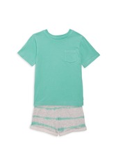 Splendid Baby's & Little Boy's 2-Piece Tie-Dye Shirt & Shorts Set