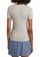 Splendid Bamboo Striped Stretch Jersey T-Shirt