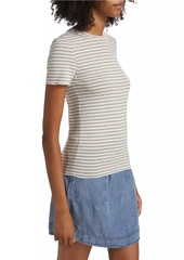 Splendid Bamboo Striped Stretch Jersey T-Shirt