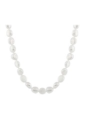 SPLENDID PEARLS Baroque Grey 12-13mm Freshwater Pearl Necklace in Gray at Nordstrom Rack