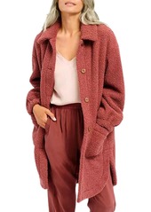 Splendid Boucle Teddy Jacket In Penny