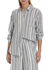 Splendid Bowen Striped Linen-Blend Shirt