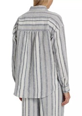 Splendid Bowen Striped Linen-Blend Shirt