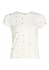 Splendid Candice Printed Crewneck T-Shirt