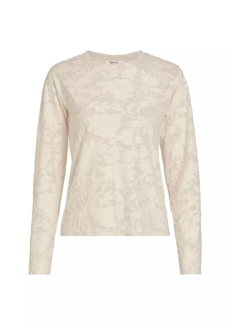 Splendid Cecelia Floral Long-Sleeve T-Shirt