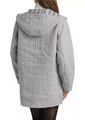 Splendid Elliott Reversible Plaid Hooded Coat