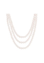 Splendid Endless Pink 80 Freshwater Pearl Necklace