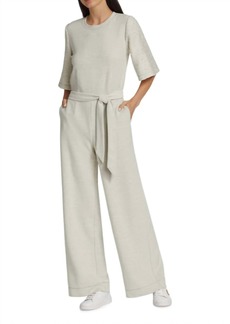Splendid Evelyn Terry Jumpsuit In Stone