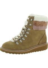 Splendid Evita Womens Suede Faux Fur Hiking Boots